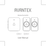 AVANTEK CW-21 Wireless Doorbell Kit User manual