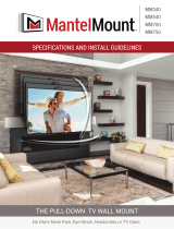 MantelMount MM750 Pro Pull Down TV Mount Installation guide