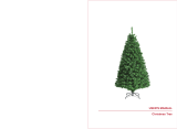 GYMAXGYM08652 7 ft. Pre-Lit Artificial Christmas Tree Fiber Optic Xmas Tree