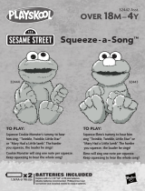Sesame Street PLAYSKOOL SQUEEZE-A-SONG Cookie Monster Operating instructions