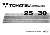 TOHATSU M 25C2 Owner's manual