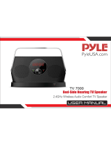 Pyle TV 7000 Bed-Side Hearing TV Speaker User manual