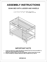 FURNITURE WF290140 Bunk Bed User manual