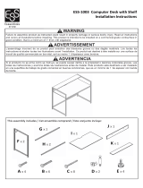 OFM Essentials by ESS-1003 Computer Desk Assembly Instructions