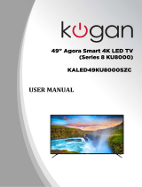 Kogan 49″ Agora Smart 4K LED TV User manual