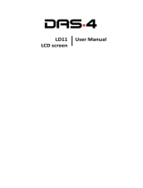 DAS 4 DAS-4 LD11 LCD Screen User manual