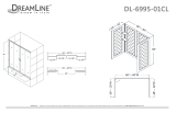 DreamLine DL-6995-01CL Dimensions Guide