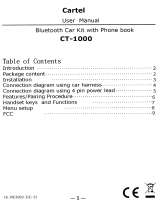 Caron Autosound T4PPHC8000200701 User manual