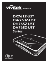 Vivitek DH765Z-UST User manual