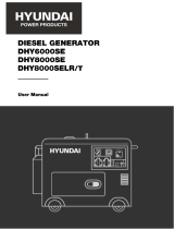 Hyundai power products DHY6000SE DHY8000SE DHY8000SELR-T Owner's manual