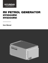 Hyundai power products HY8000RVi Owner's manual