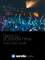 Serato Denon DJ SC5000M Prime Quick start guide