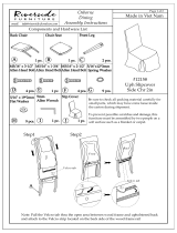 Riverside Furniture 12158 Assembly Instructions
