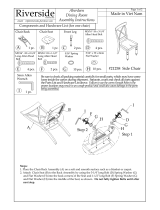 Riverside Furniture 21258 Assembly Instructions