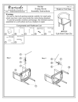 Riverside Furniture 50558 Assembly Instructions