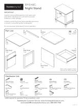 Homestyles 5910-42c Assembly Instructions