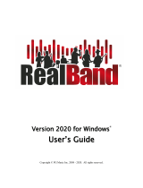 PG Music RealBand 2020 for Windows User guide