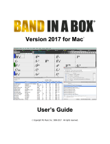 PG Music Band-in-a-Box 2017 for Mac User guide