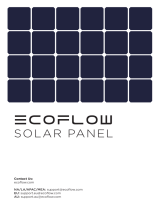 EcoFlow 110W Portable Solar Panel User manual