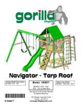 Gorilla Playsets Navigator Canopy Roof User manual