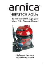 Arnica Aqua ET11500 Su Filtreli Elektrikli Süpürge User manual