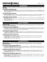 Porter-Cable 895PK User manual