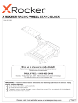 XRocker XR Racing Rig Stand User manual