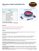 Flaming River FR1061 Alternator Cable Installation Kit Operating instructions