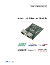 IXXAT Industrial Ethernet Module Owner's manual