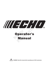 Simplicity MANUAL, ECHO OPERATOR'S User manual