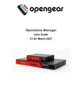 Opengear OperationsManager User manual