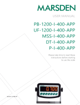 marsden DT-I-400-APP User manual
