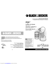Black & Decker ergo KEC500 Series Owner's manual