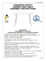 Seconique QUEBEC Assembly Instructions