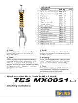 Ohlins TES MX00S1 Mounting Instruction