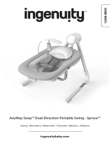 ingenuity AnyWay Sway Dual-Direction Portable Swing - Spruce Owner's manual
