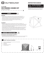 Outbound Ice Fishing Starter Kit Combo Owner's manual