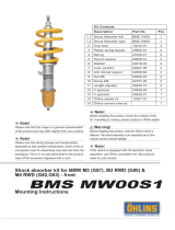 Ohlins BMS MW00S1 Mounting Instruction