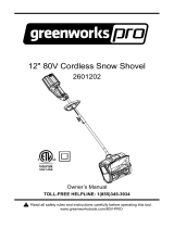 Greenworks 12 in Electric Snow Shovel Owner's manual