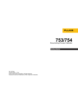 Fluke 753 Documenting Process Calibrator Getting Started