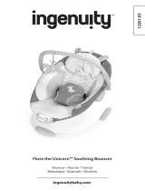 ingenuity Flora the UnicornSoothing Bouncer Owner's manual