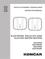Koncar EGV10P2R Owner's manual