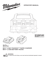 Milwaukee M18 PC6 6 Bay Packout Rapid Charger Owner's manual