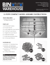 BIN WAREHOUSE 12-TOTE COMPACT Installation guide
