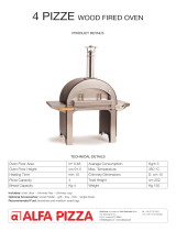 Alfa Pizza Forno 4 Operating instructions