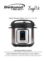 Brentwood Select Easy Pot EPC-636 User guide