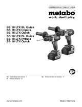 Metabo SB18 LTX BL 5.2 User manual