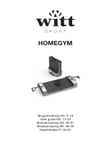 Witt Homegym Owner's manual