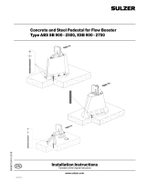 Sulzer Concrete and Steel Pedestals Installation guide