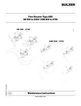 Sulzer Flow Booster Type ABS SB / XSB Operating instructions